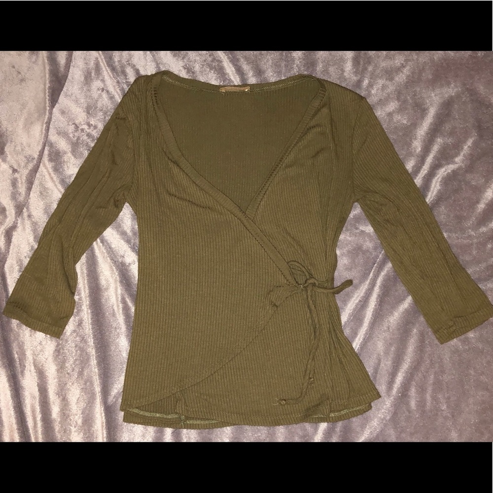 Olive Green Top